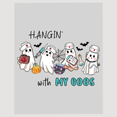 Hangin' with My Boos Halloween DTF Transfer | Medical Ghosts Design